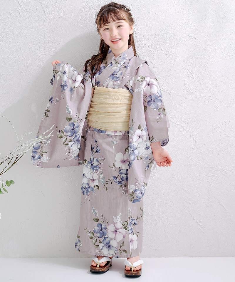 dita キッズ　浴衣 Dita 浴衣 キッズ浴衣 3点セット こども ゆかた「K」 キッズ