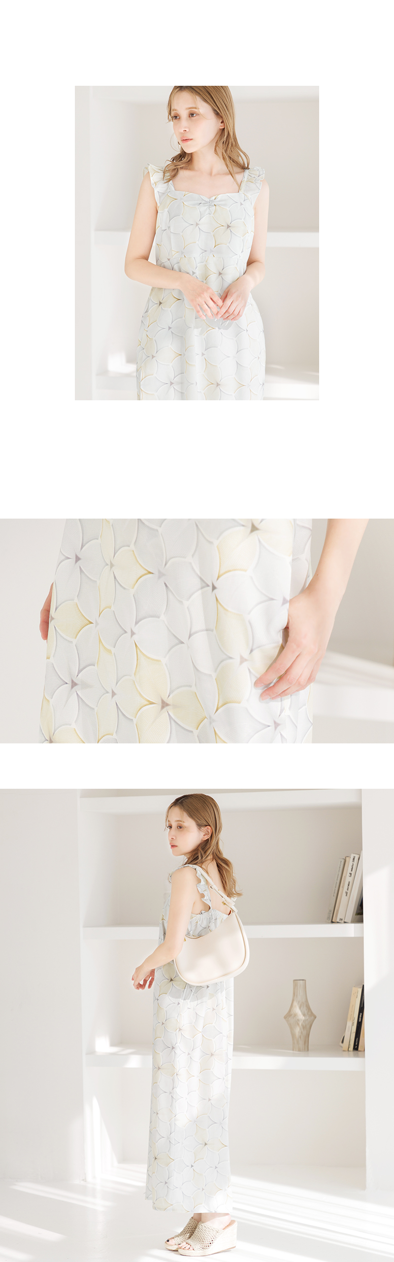 2025 ワンピース浴衣3点セット(ゆかた・帯・着付け本) | Dita