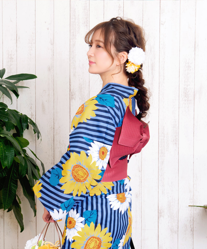 しつけ付き　コーマ　本染　浴衣 着物　夏物　158cm 青　ピンク　紅葉 しつけ付き 有松絞り 本染 浴衣 着物 夏物 159 紺 水色 ピンク