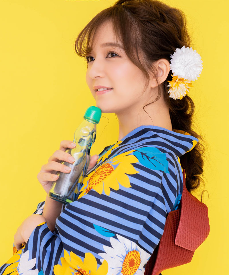 2025 浴衣5点セット(ゆかた・帯・下駄・着付けマニュアル